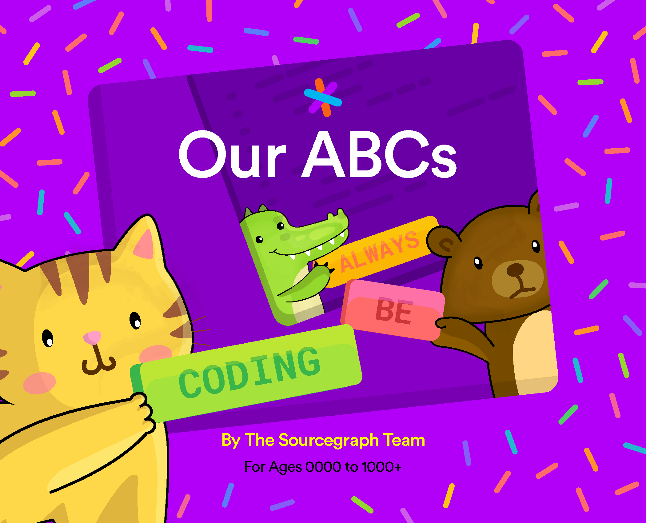 Press Release: Sourcegraph Releases Free Digital Children's Book Titled 'Our ABCs: Always Be Coding'